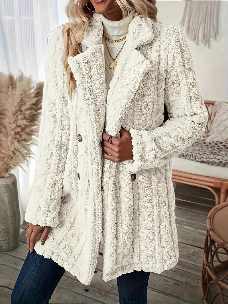 Layered Buttoned Coat