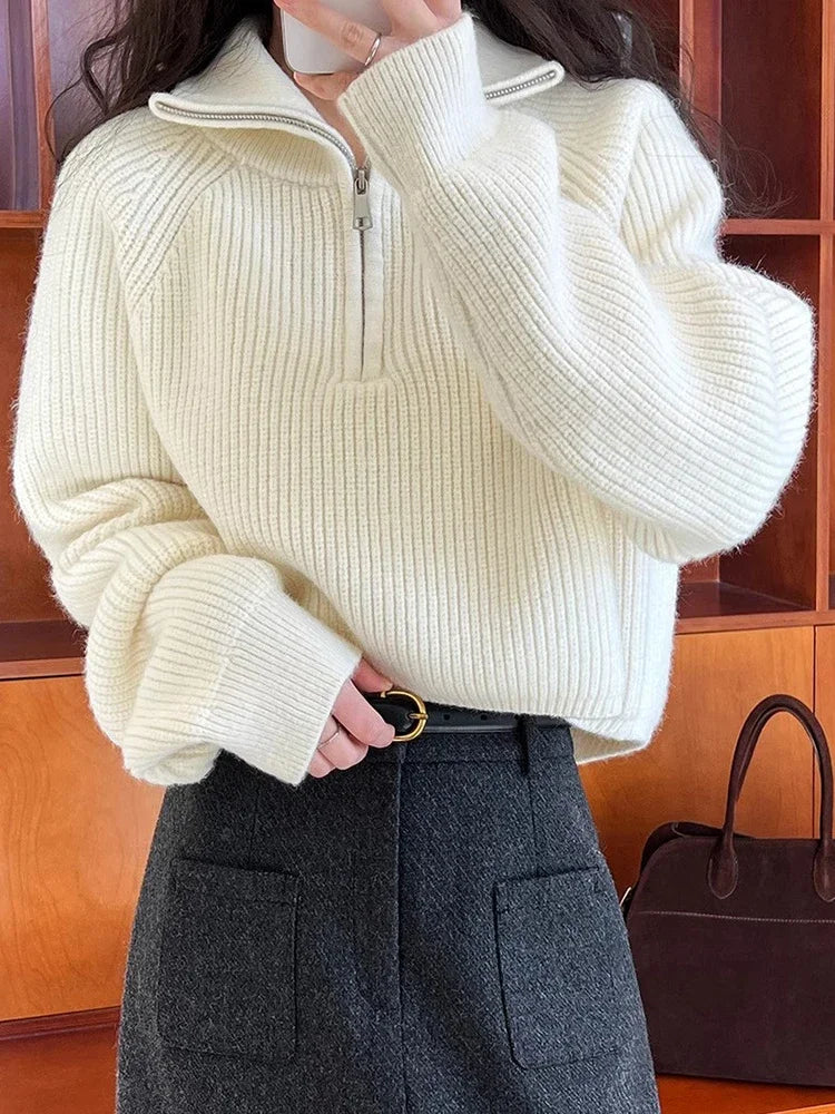 Warm Ribbed Sweater