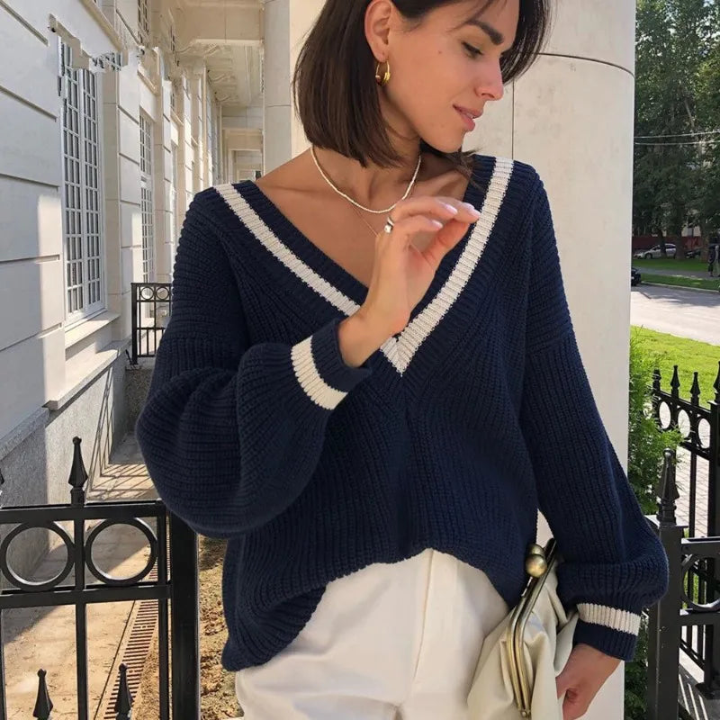 Warm V-Neck Sweater