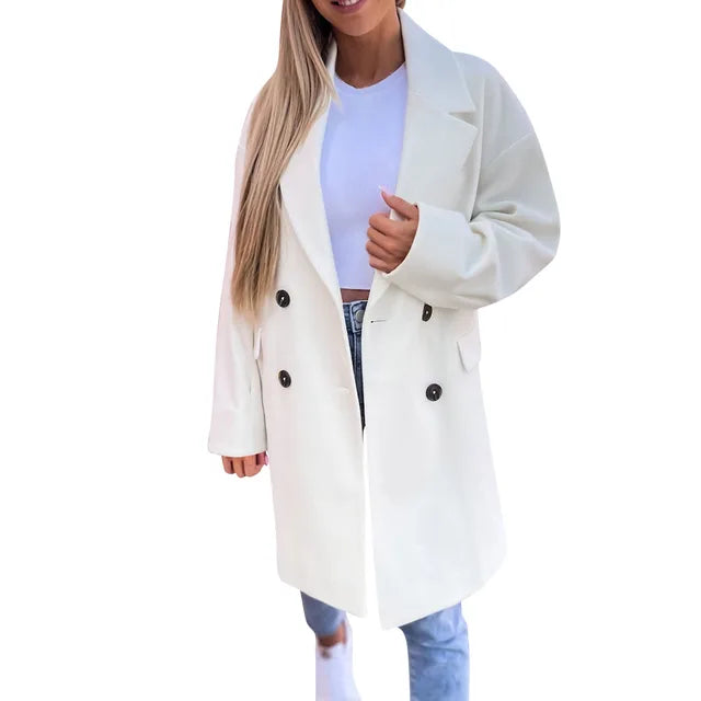 Layered Hooded Coat