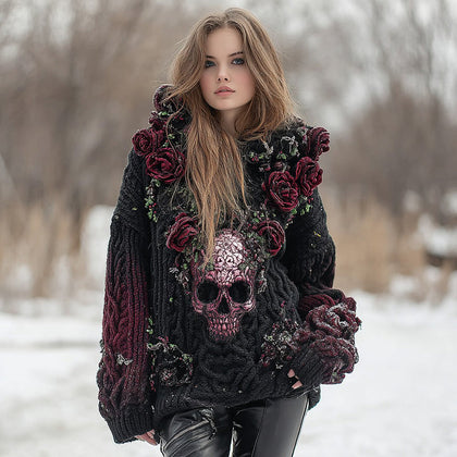 Casual Cropped Sweater