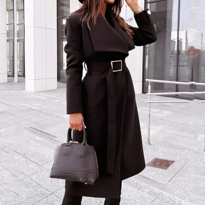Warm Belted Coat