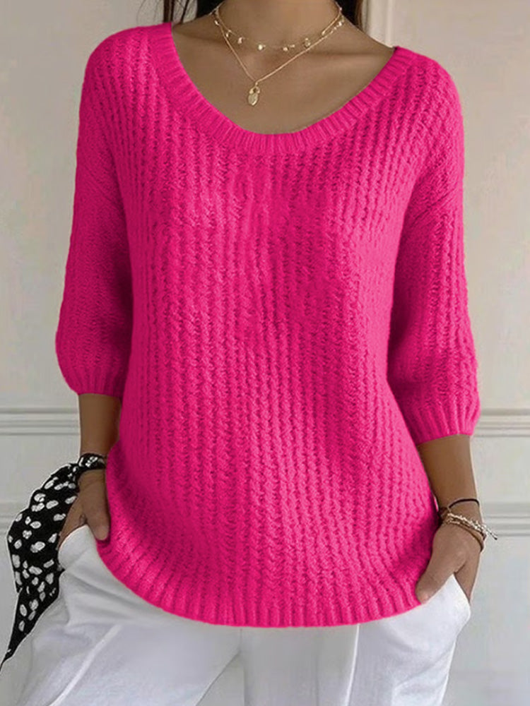 Warm Buttoned Sweater