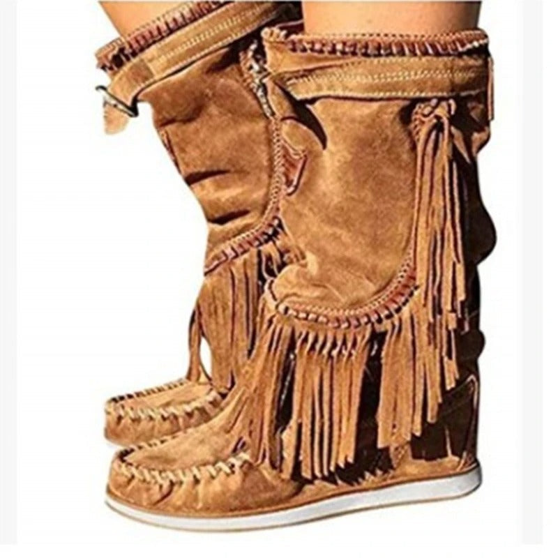 Natural Pointed Boots