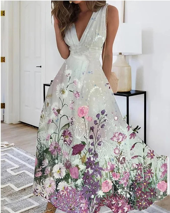 Fresh V-Neck Dress