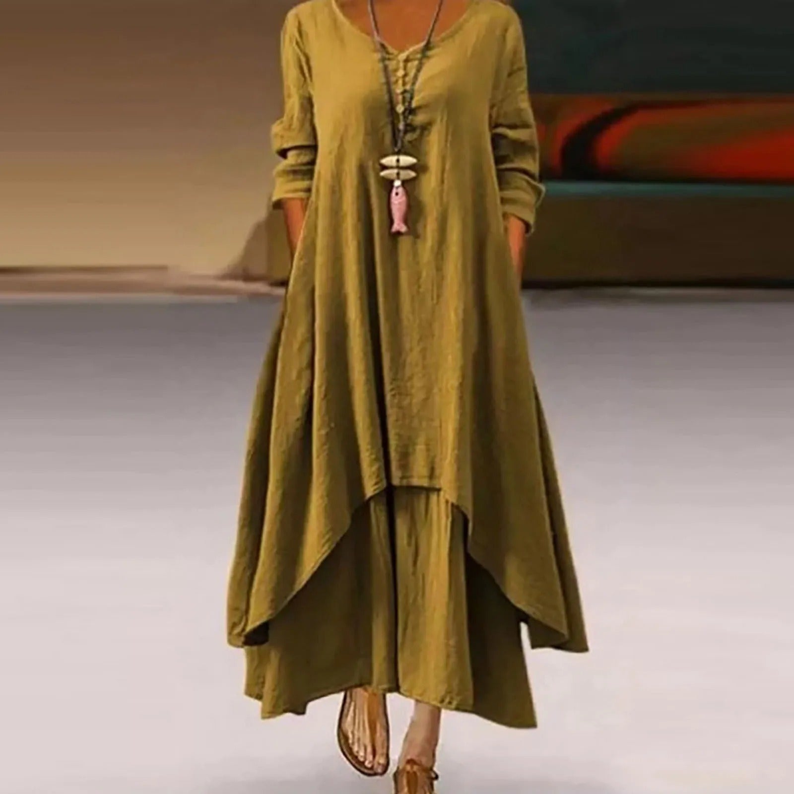 Feminine Shirt Dress