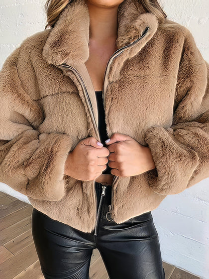 Layered Buttoned Coat