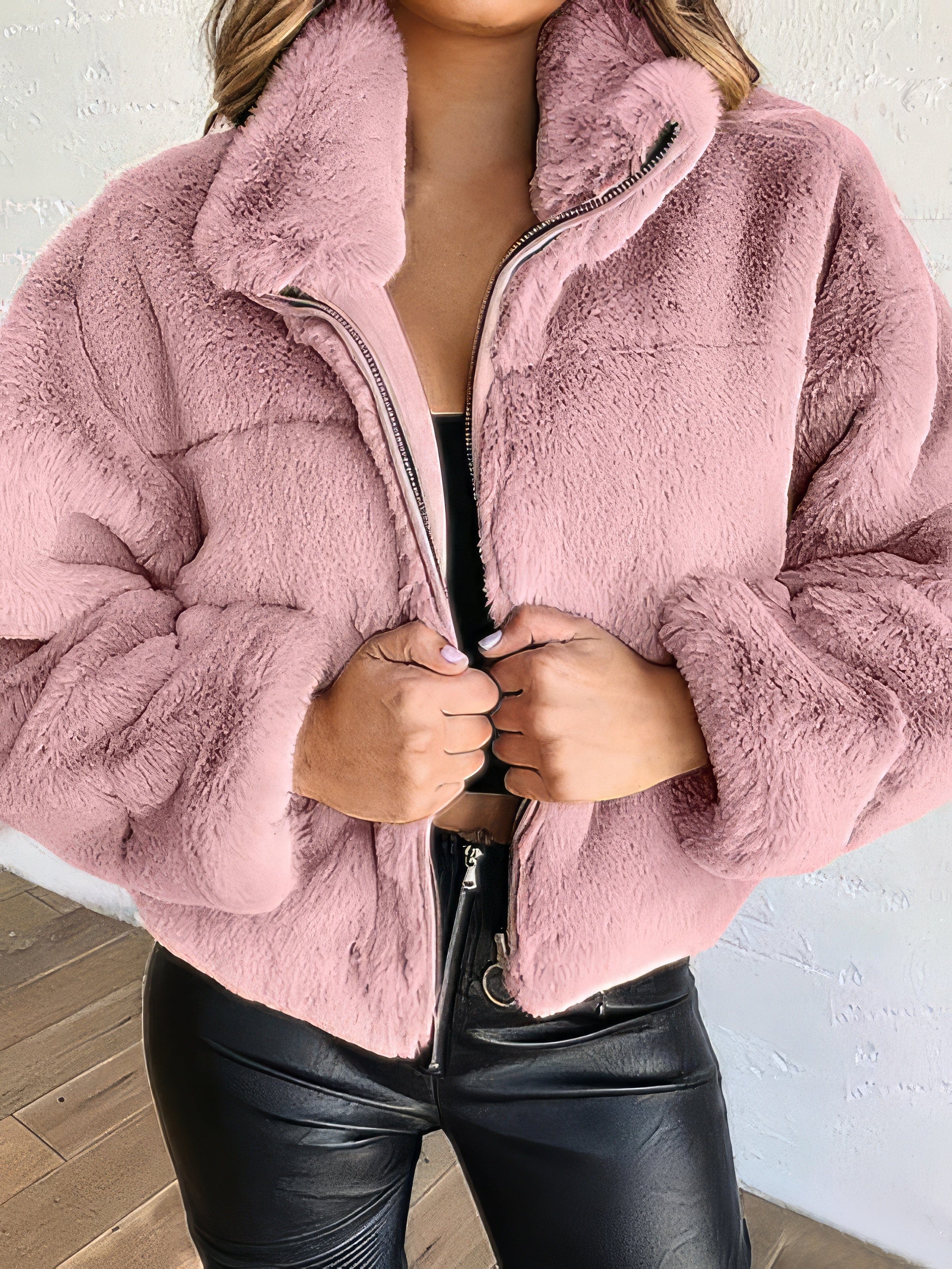 Layered Buttoned Coat