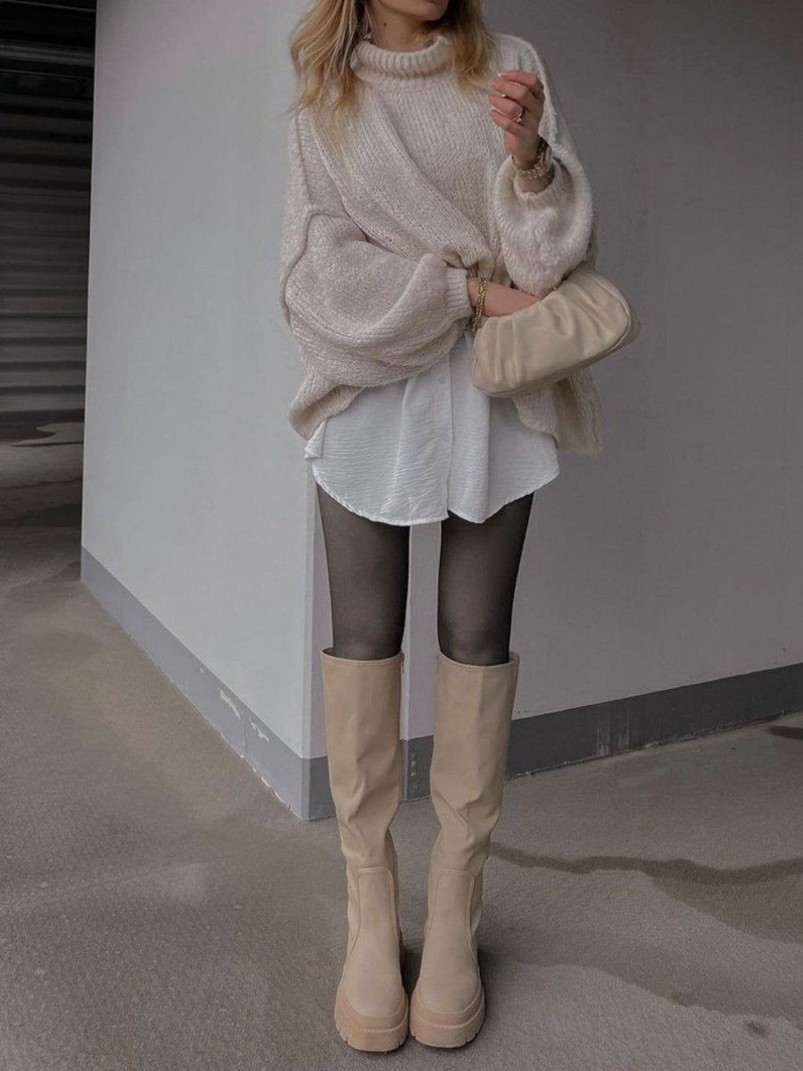 Warm Cropped Sweater