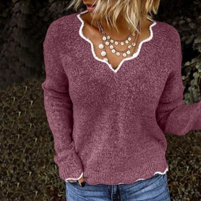 Casual Cropped Sweater