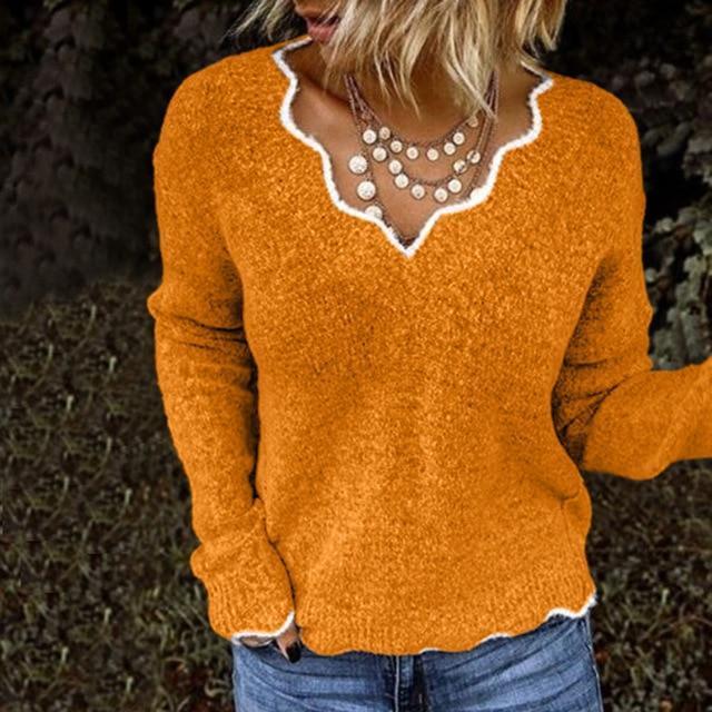 Casual Cropped Sweater