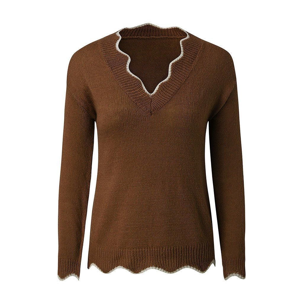 Casual Cropped Sweater