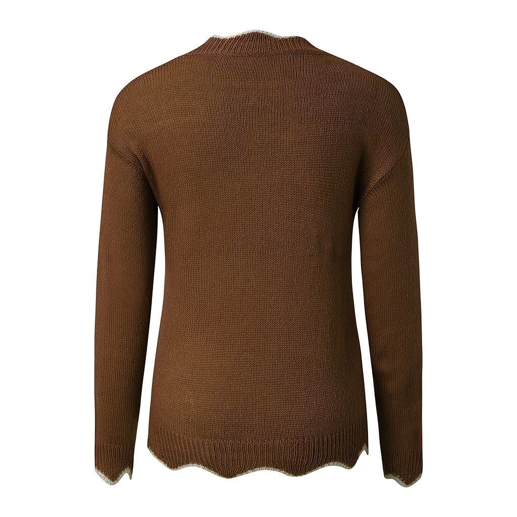 Casual Cropped Sweater