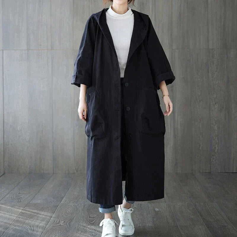 Soft Buttoned Coat
