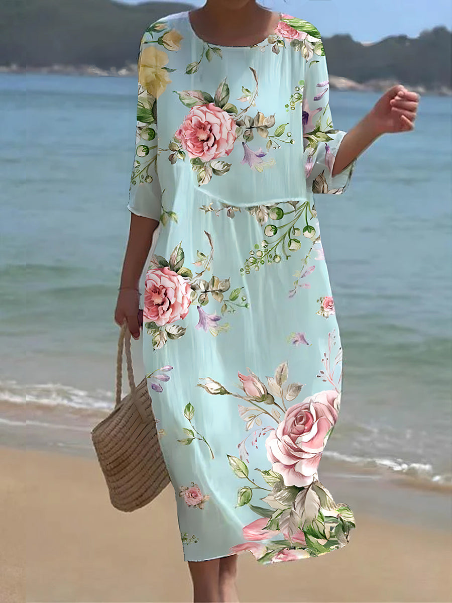 Sunday Solid Dress