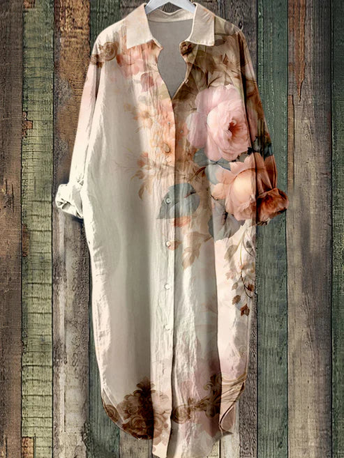 Sunset Linen Dress