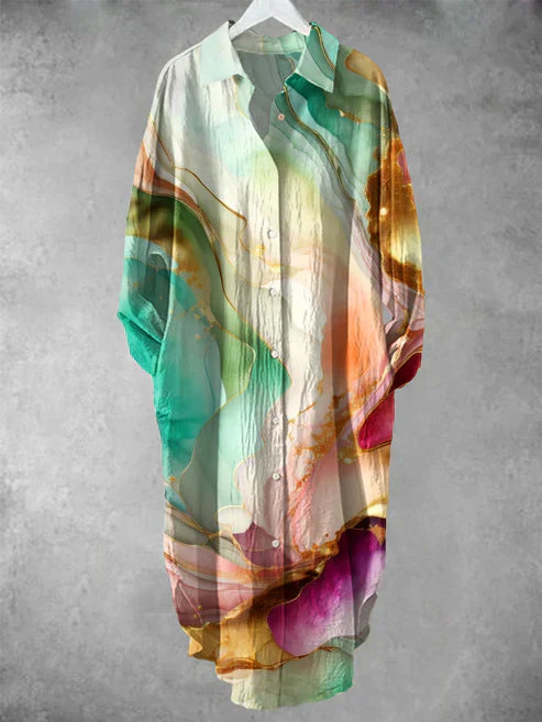 Sunset Linen Dress