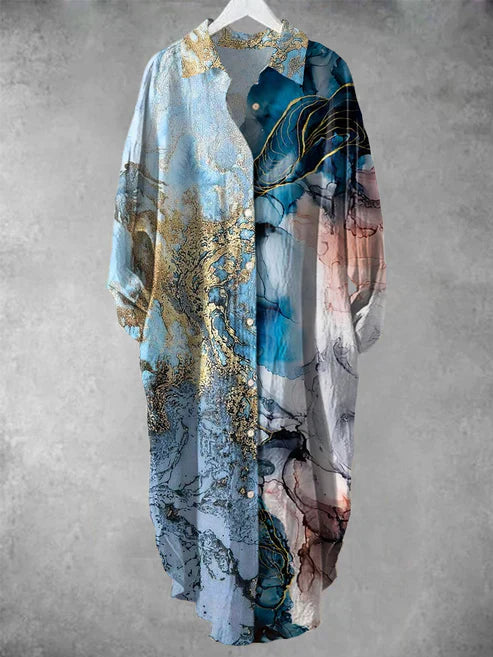 Sunset Linen Dress