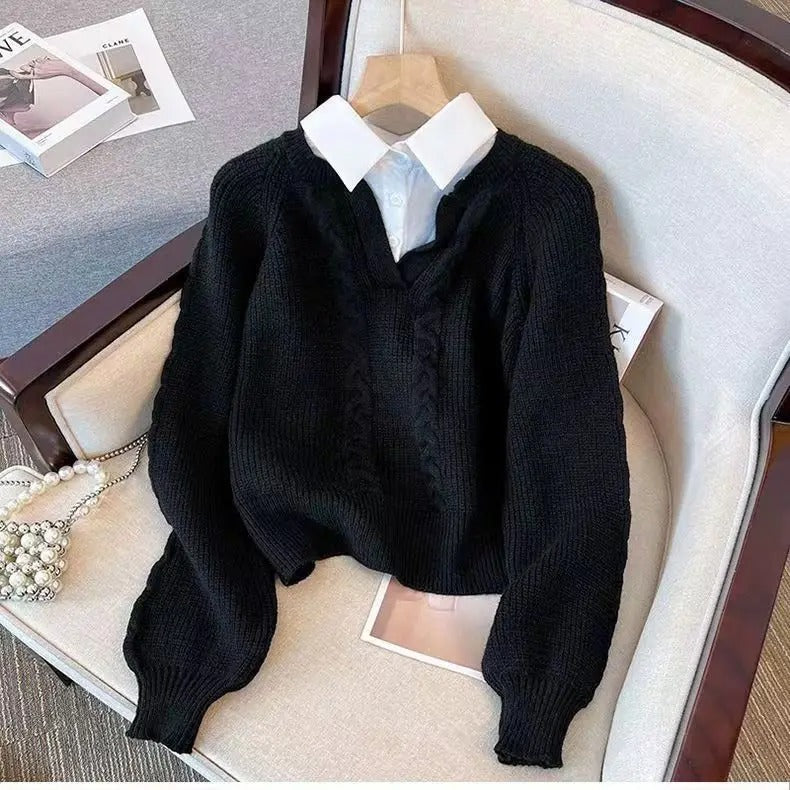 Classic Cropped Sweater