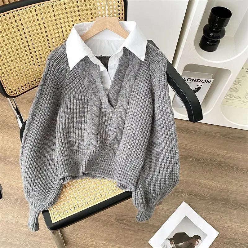 Classic Cropped Sweater