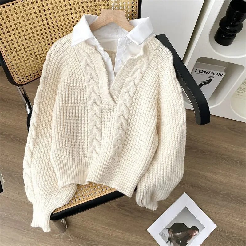 Classic Cropped Sweater